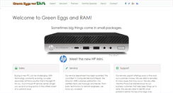 Desktop Screenshot of greeneggsandram.com